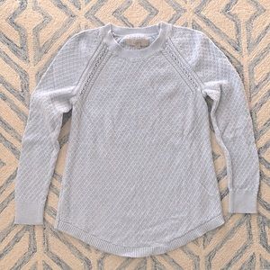Loft Light Blue Crewneck Sweater